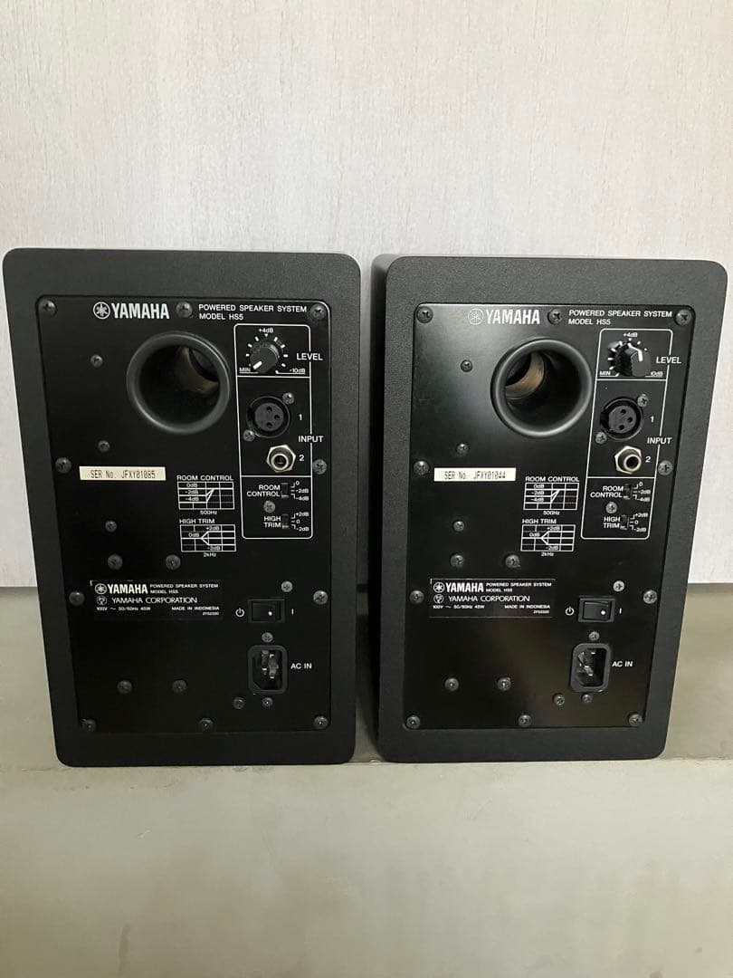 YAMAHA HS5 スタジオモニタースピーカー　ペア　完動品