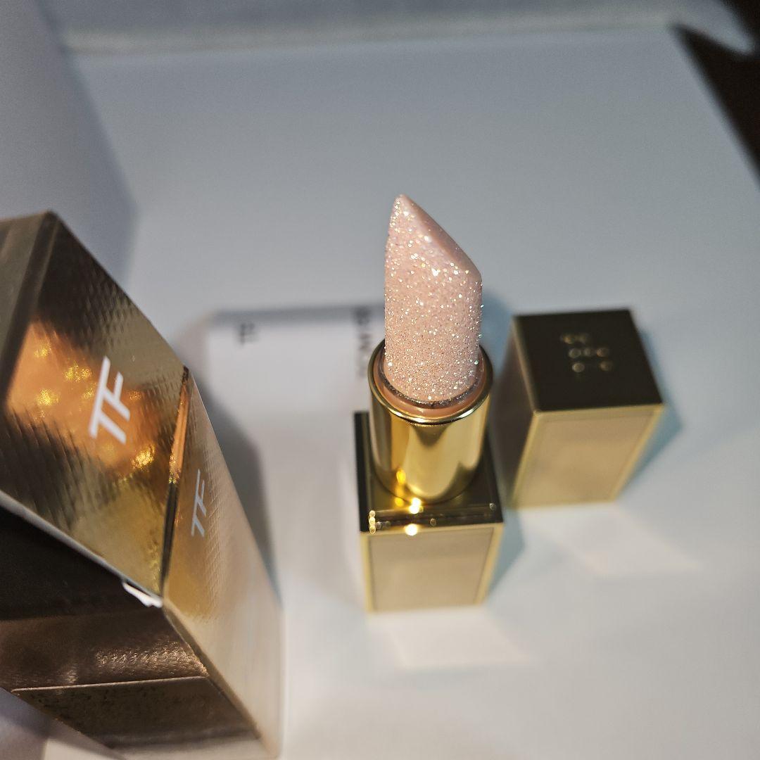 新品限定TOM FORDバームフロストラメリップバーム保湿偏光ラメツヤ