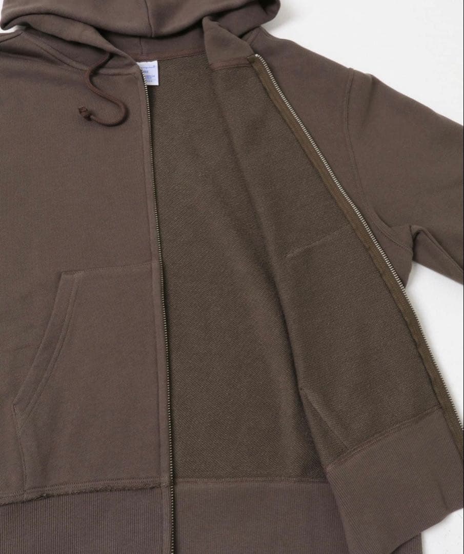 Champion×SENSE OF PLACE ジップパーカー （ブラウン）