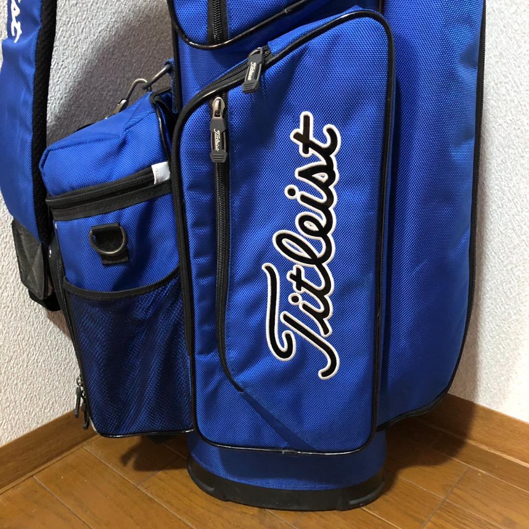 【希少】 Titleist タイトリスト ゴルフ キャディバッグ 脱着式ポーチ