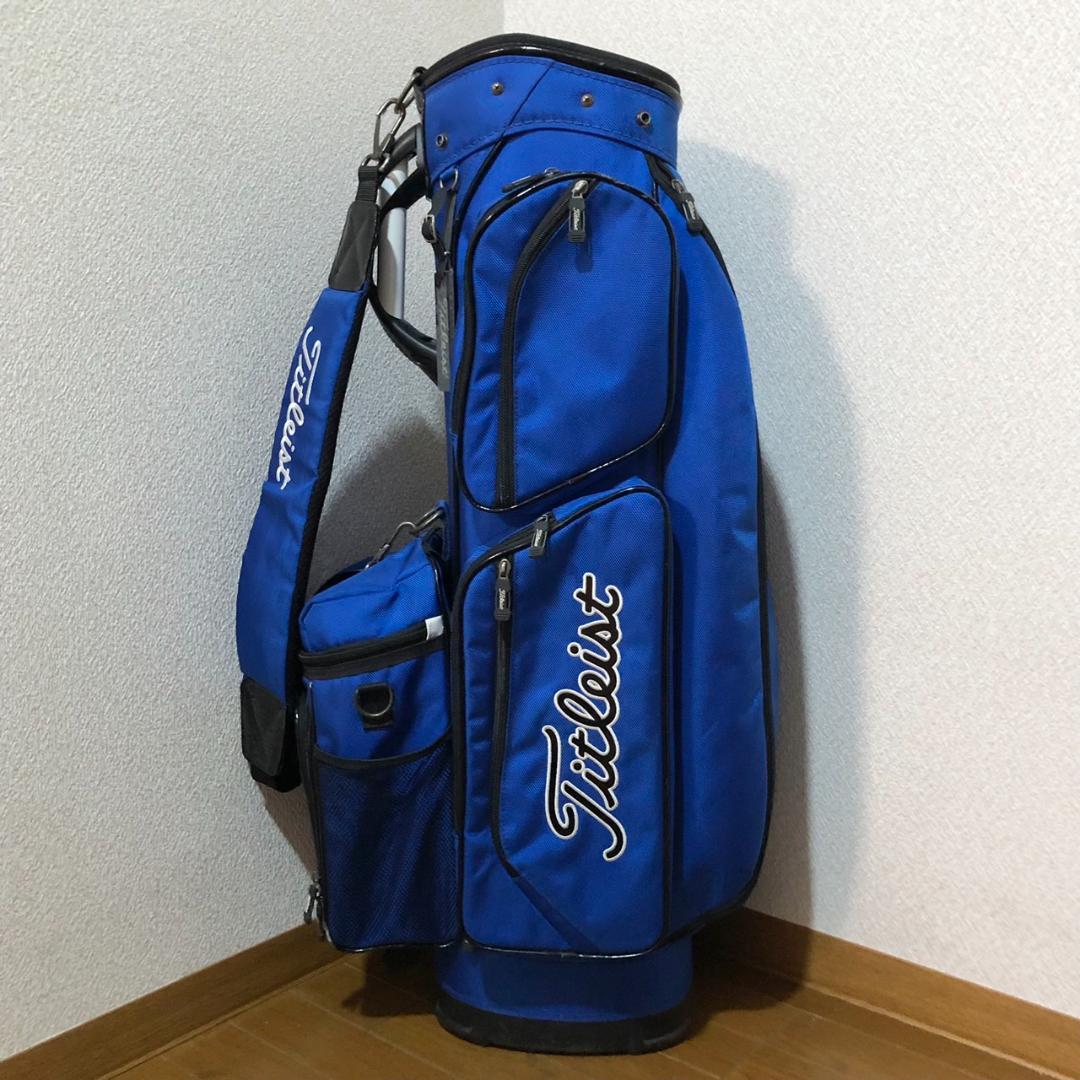 【希少】 Titleist タイトリスト ゴルフ キャディバッグ 脱着式ポーチ
