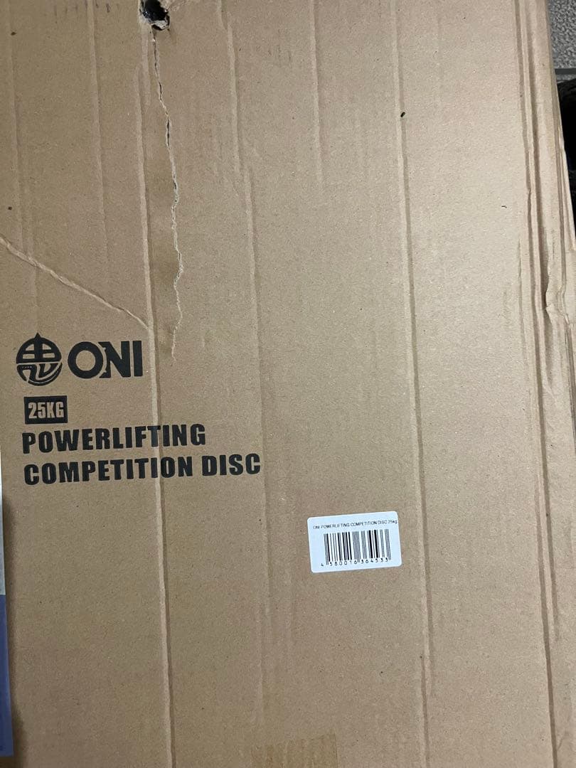 ONI 25kg パワーリフティングプレート 新品②