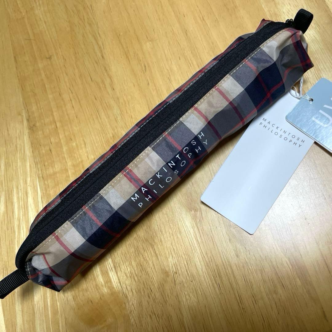 新品　マッキントッシュフィロソフィー　晴雨兼用折りたたみ傘 UVカット