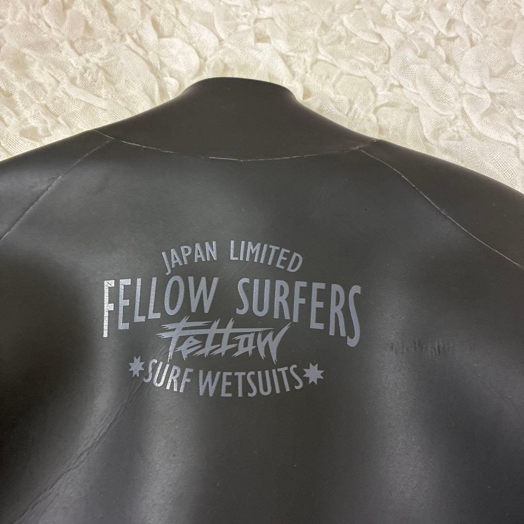 美品》FELLOW　３㎜タッパー　ML　スキン ラバー　ウエット サーフィン