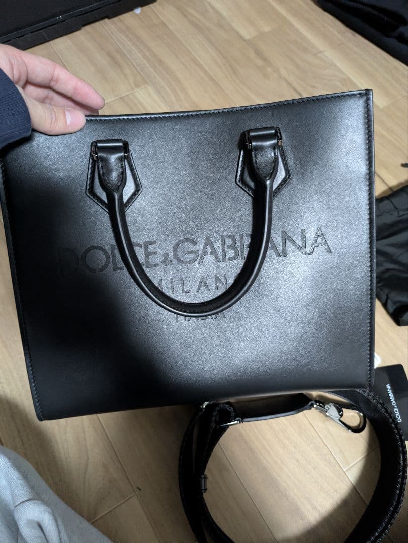 DOLCE & GABBANA ブラック トートバッグ