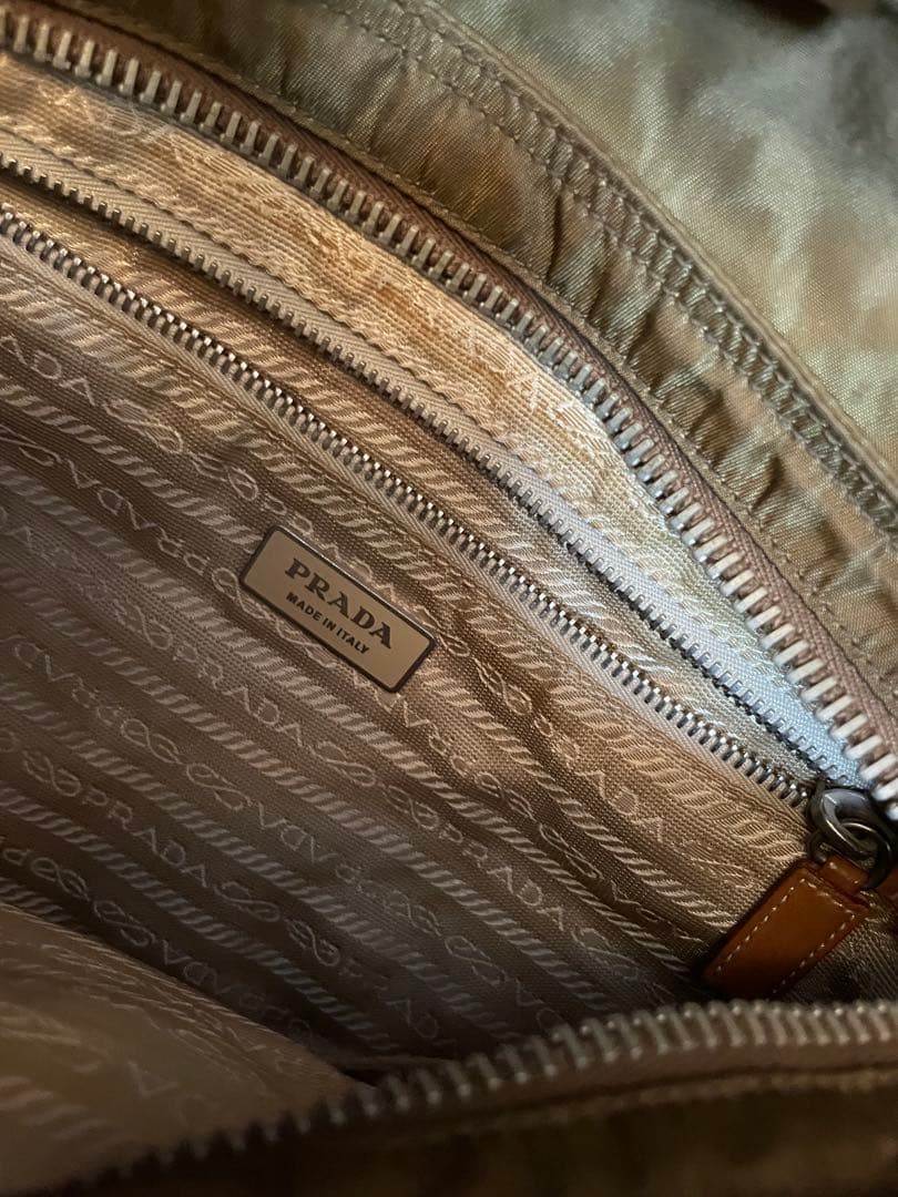 PRADA トートバッグ オリーブグリーン