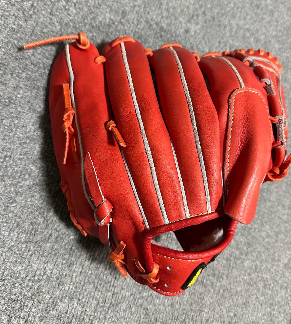 ワールドペガサス　グローブ　軟式　レッド　オレンジ