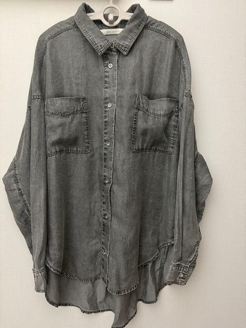 Jena espace merveilleux テンセルデニムシャツ 新品