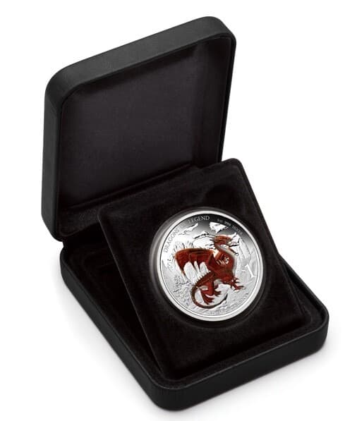 2012年 パースミント ドラゴンズ オブ レジェンド 銀貨1オンス プルーフ
