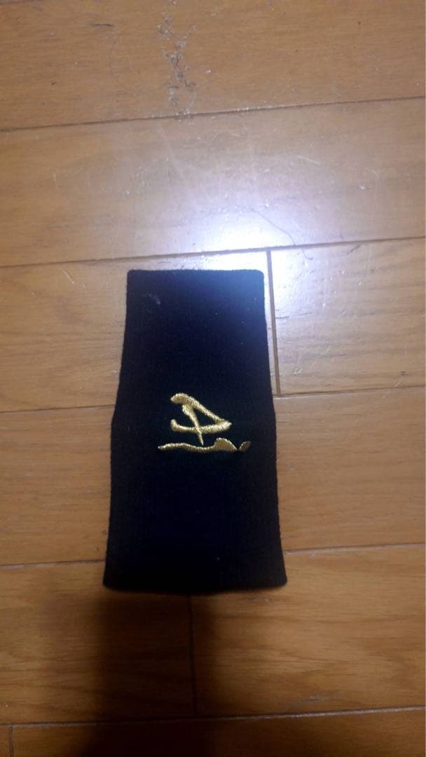 Nike ブラック リストバンド ゴールド　稲葉選手　プロ支給品