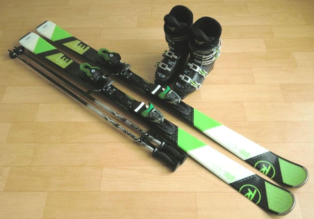 ROSSIGNOL＋NORDICA スキーフルセット 板160 靴26.5
