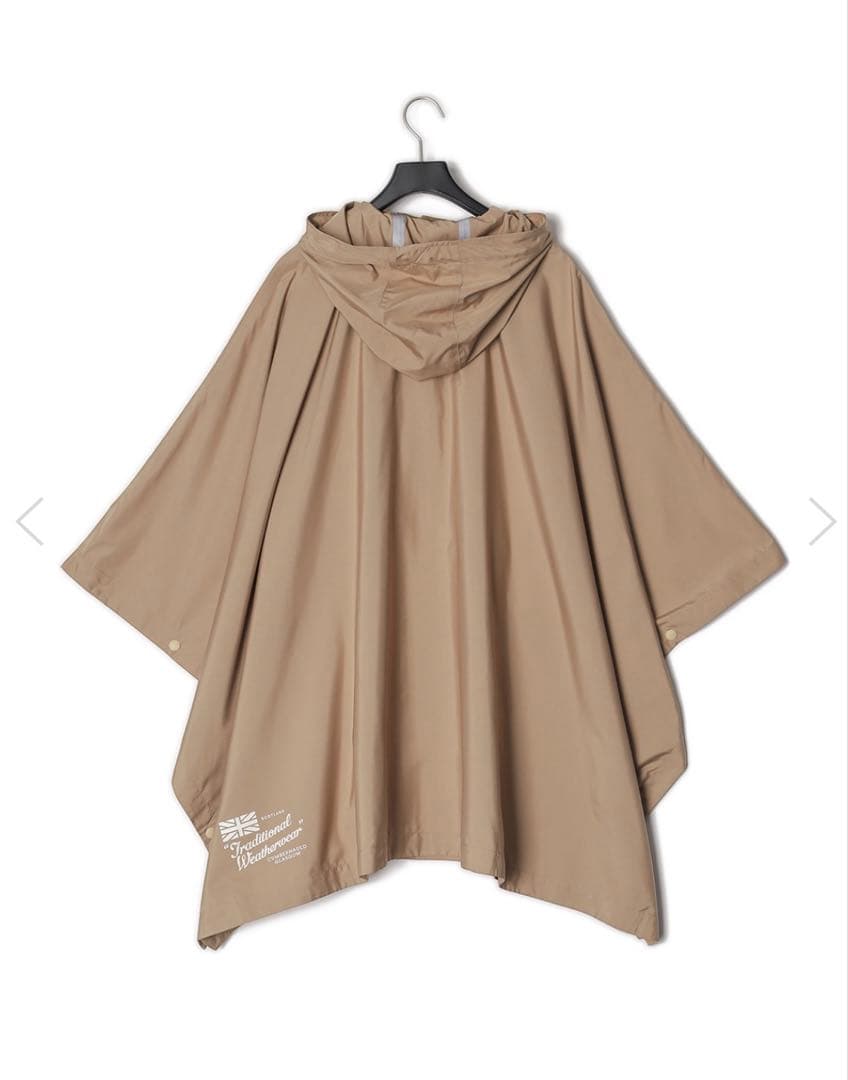 TraditionalWeatherwearポンチョ　レインコートS/Mベージュ