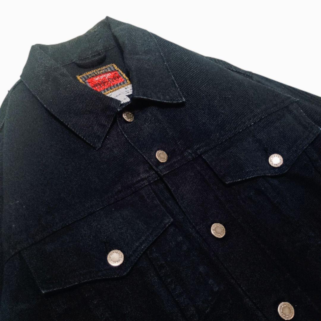 【90s】Wrangler HERO 後染めブラック gジャン L相当