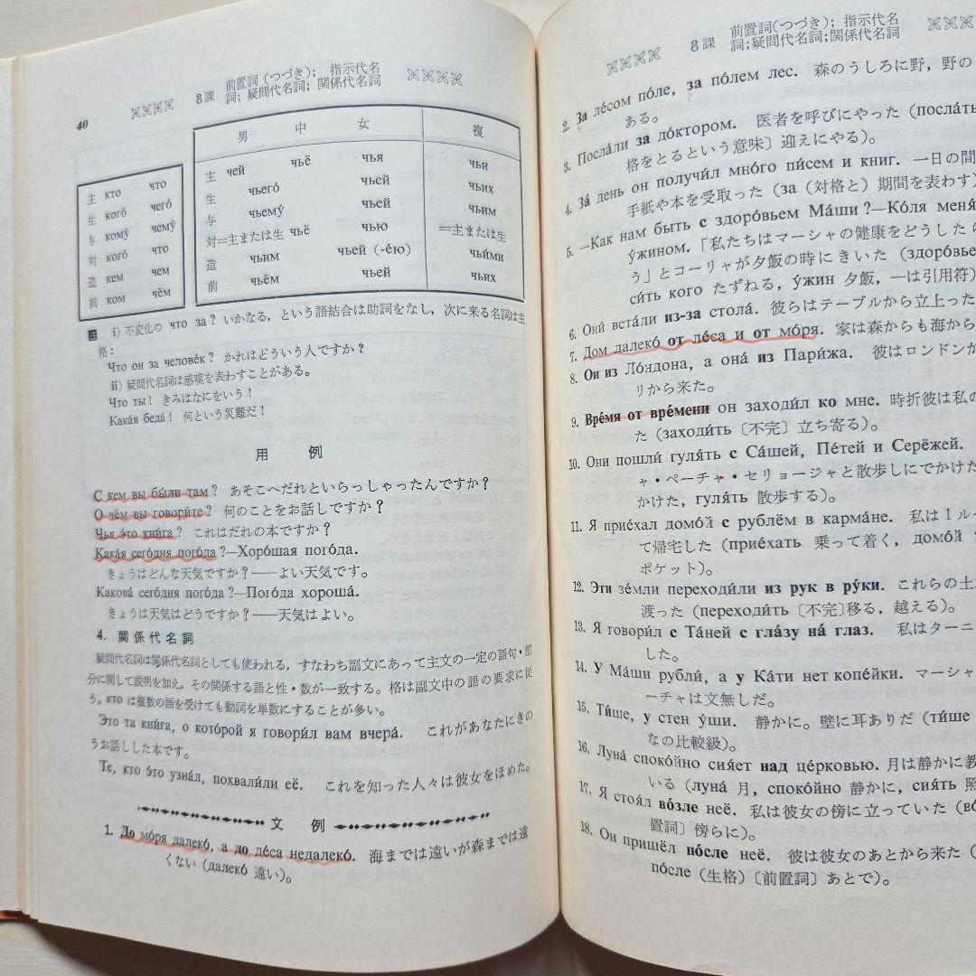 和露小辞典/わかるロシア語/実用ロシア語文法　3冊