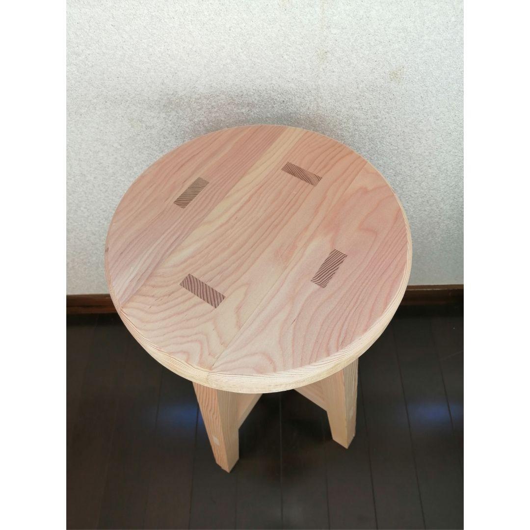 k*n様 木製スツール　座面幅30cm×高さ52cm　丸椅子　stool