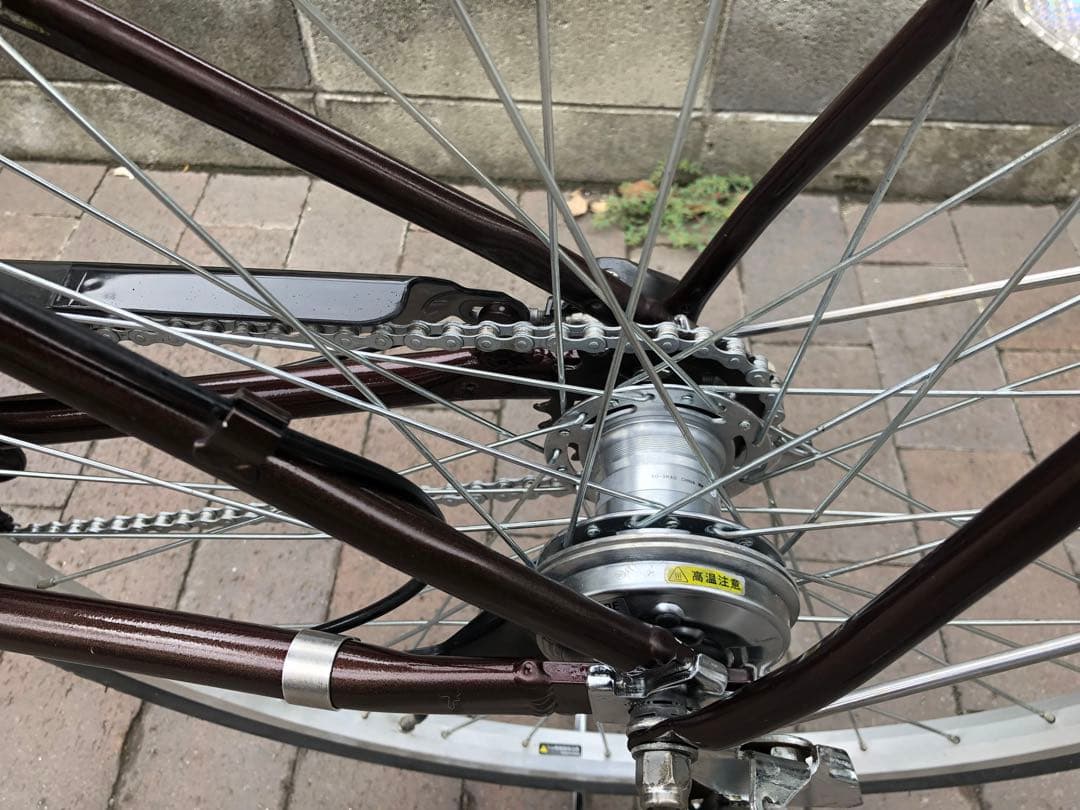 整備点検済み　電動アシスト自転車 ブリヂストンアシスタ　26インチ　ブラウン