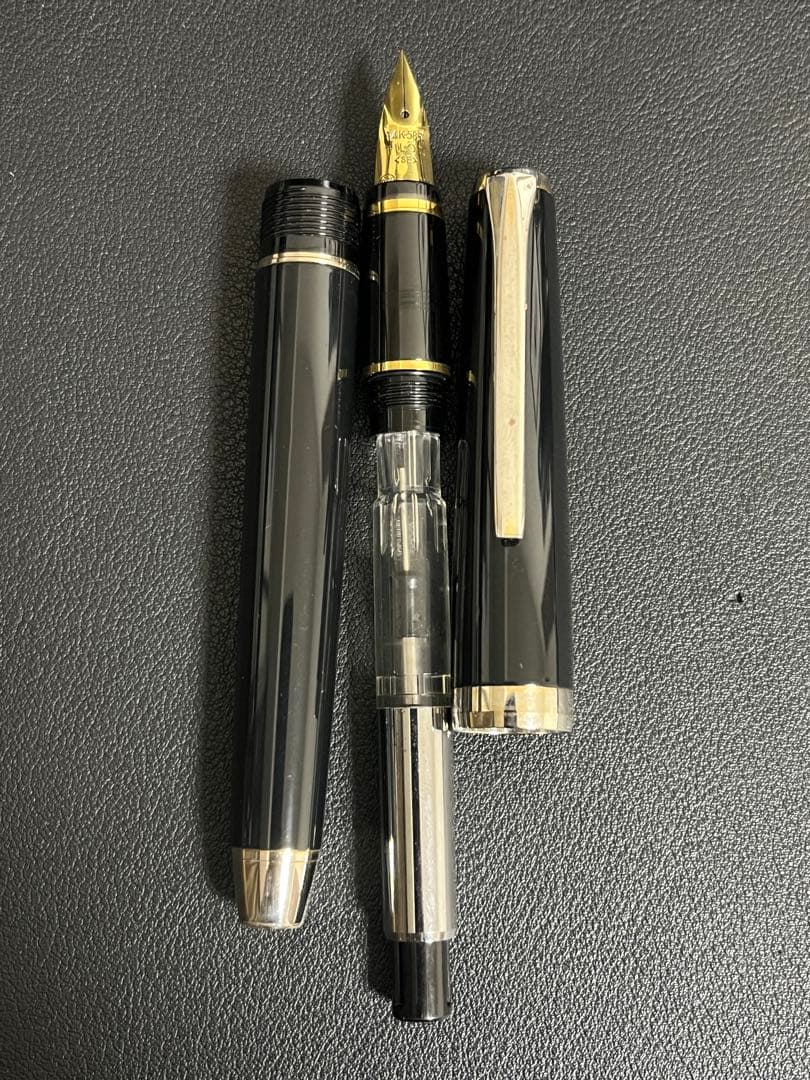 Pilot パイロット Elabo エラボー 万年筆 ブラック 金属軸 調整品