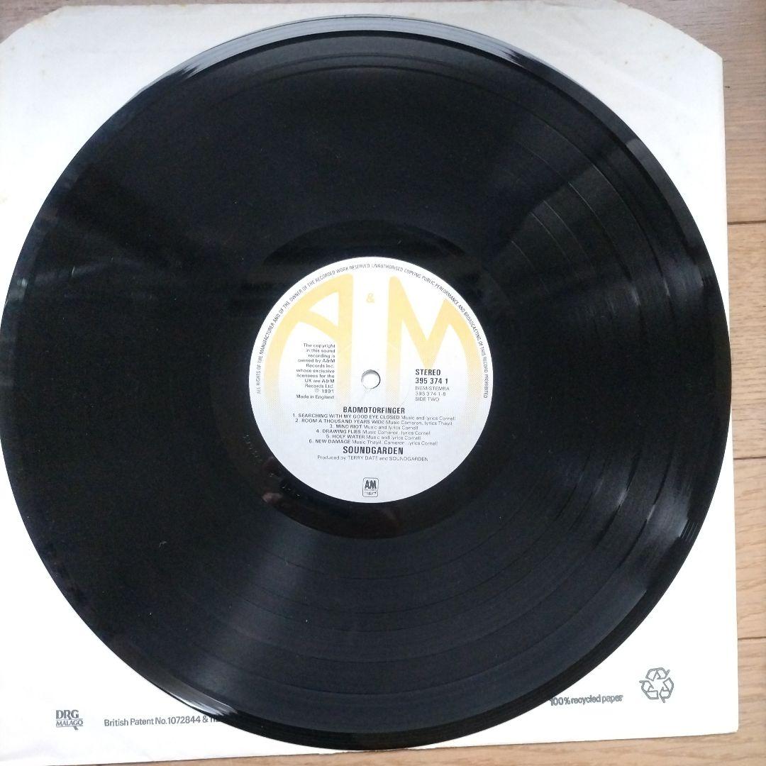 SOUNDGARDEN BADMOTORFINGER レコード