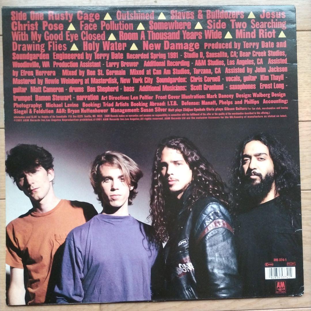 SOUNDGARDEN BADMOTORFINGER レコード