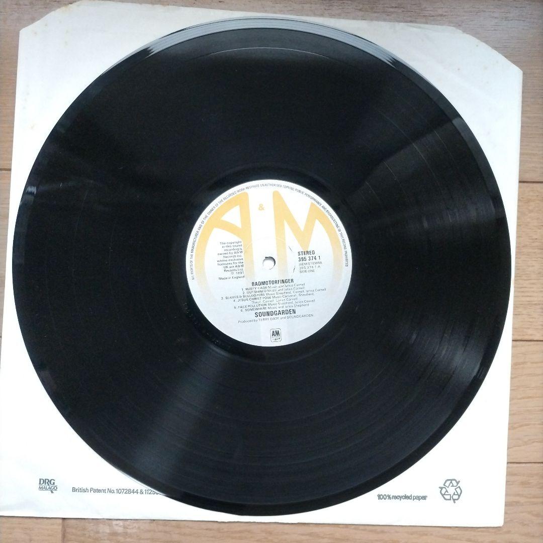 SOUNDGARDEN BADMOTORFINGER レコード