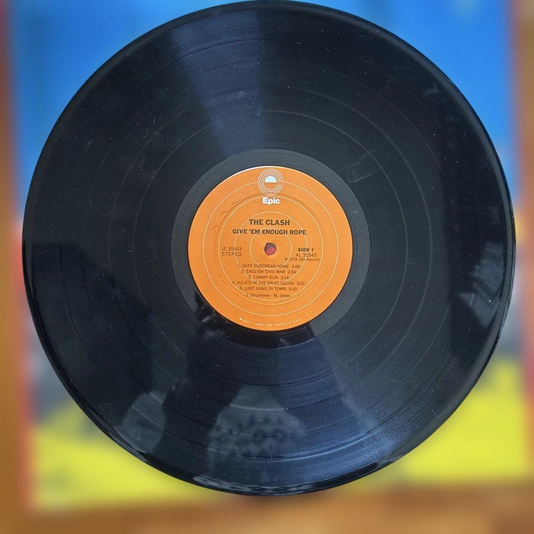 THE CLASH/GIVE EM ENOUGH ROPE LP 1978US盤