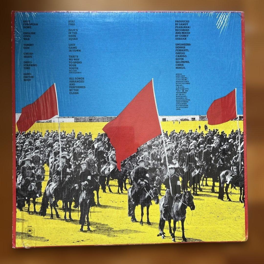 THE CLASH/GIVE EM ENOUGH ROPE LP 1978US盤