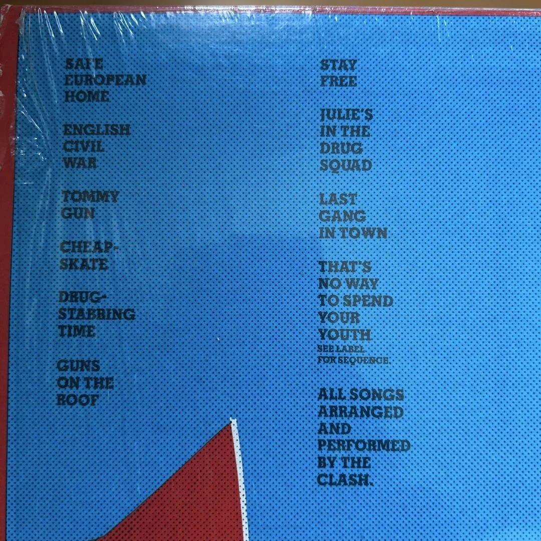 THE CLASH/GIVE EM ENOUGH ROPE LP 1978US盤