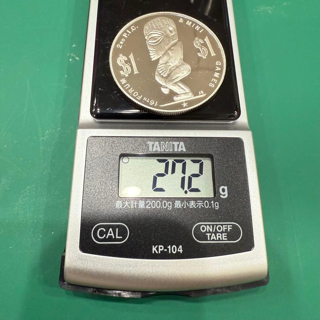 サ*ウ様 アンティーク 銀貨 1985 クック諸島 16th P.I.C. ミニ