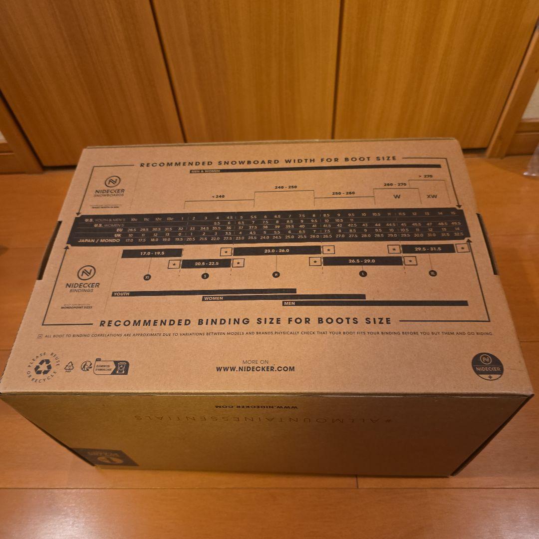 NIDECKER　FENIX FUSION　24-25　サイズS