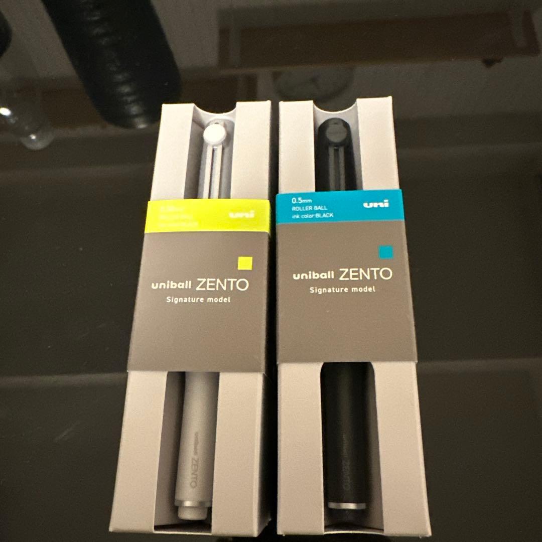 三菱鉛筆　uniball ZENTO 0.38 0.5 2本セット