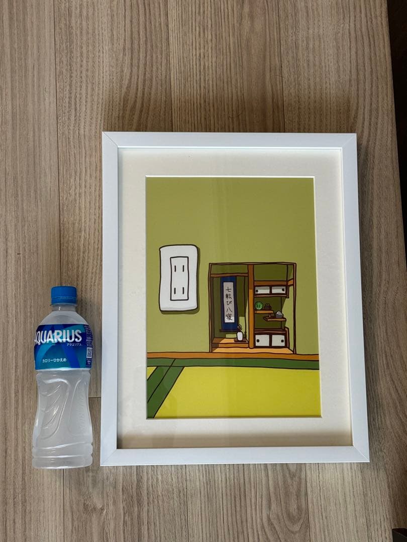 【レア】Mozuミニチュア展　会場限定発売　額装イラスト