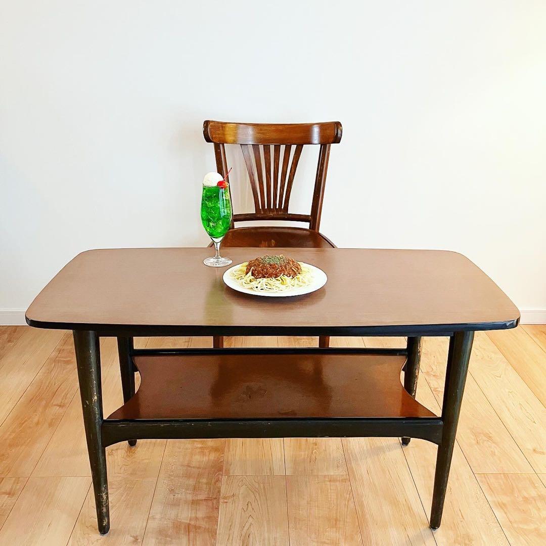 レトロ コーヒーテーブル　古家具　ビンテージ ミッドセンチュリー