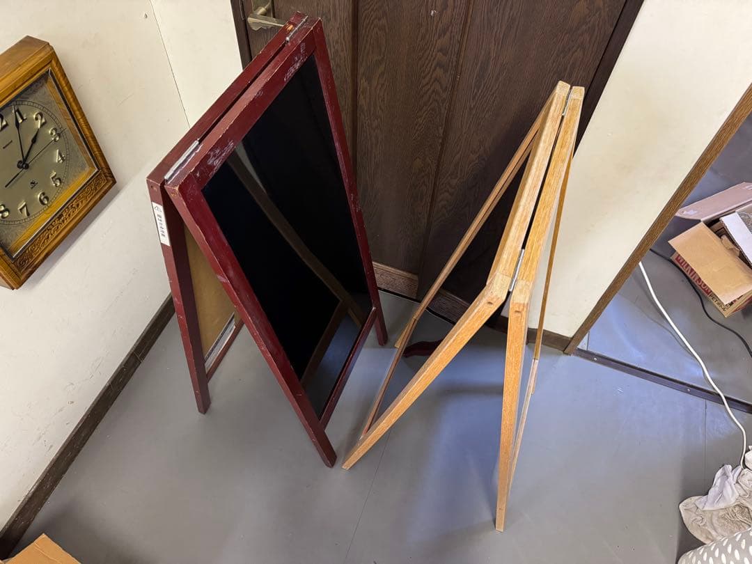 ASKUL A型ブラックボード両面 光沢タイプ　看板　イベント　カフェ　お店