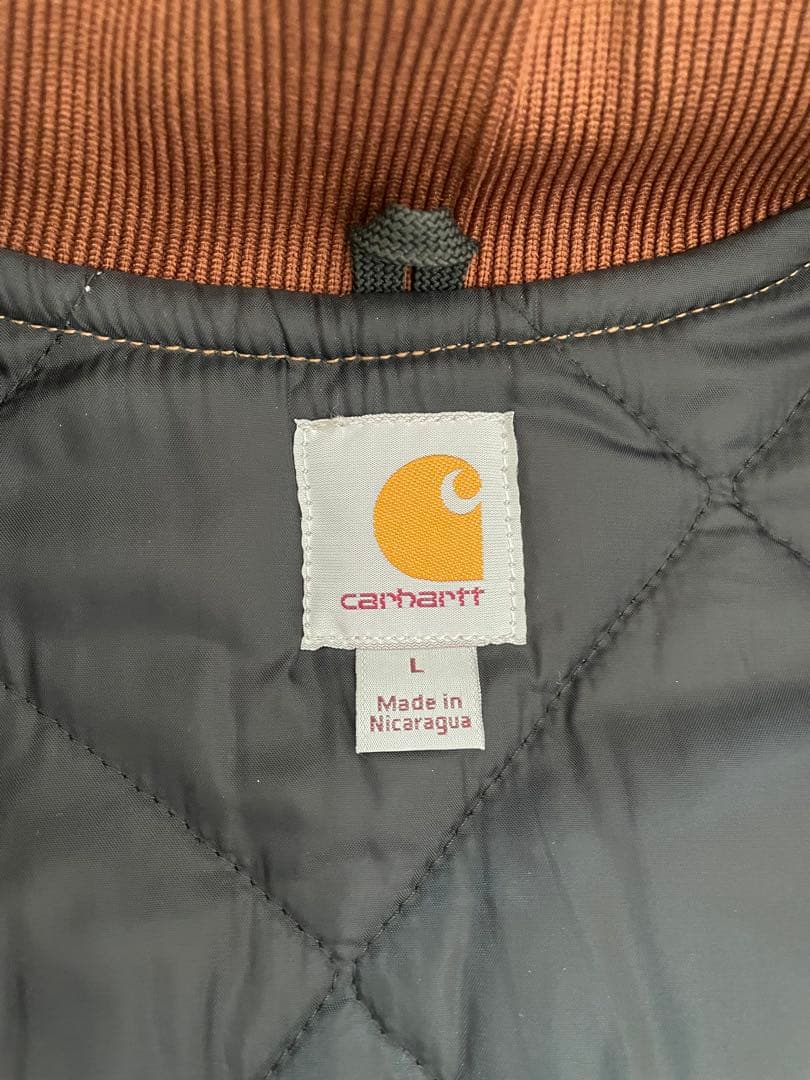 Carhartt ダックベスト Lサイズ ブラウン V01 BRN