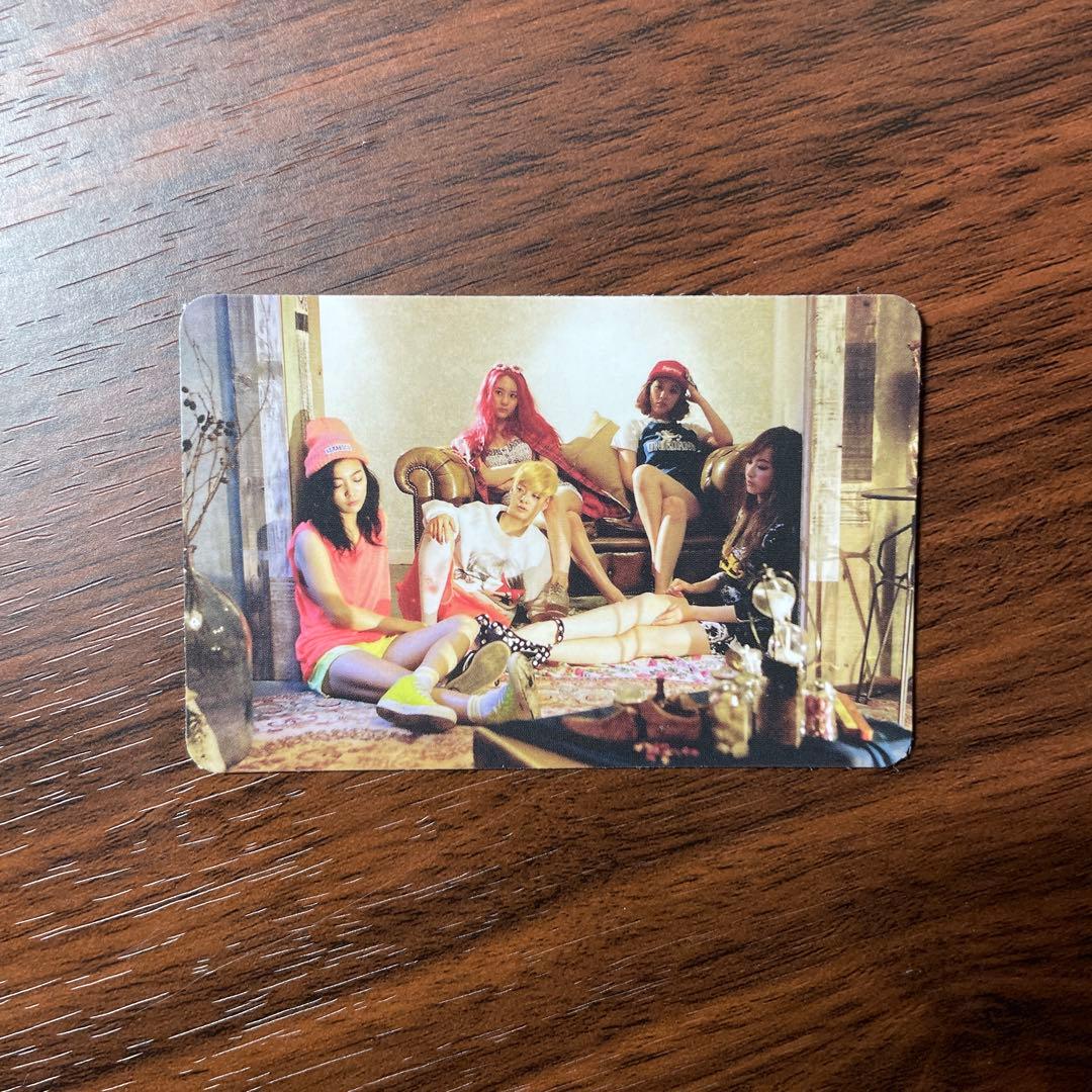 f(x) Pink Tape CD アルバム　トレカ全員