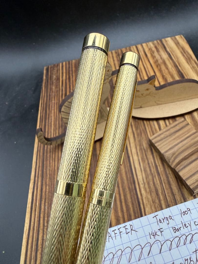 SHEAFFER 万年筆 タルガ 1009 23K張 バーレイ おまけ付