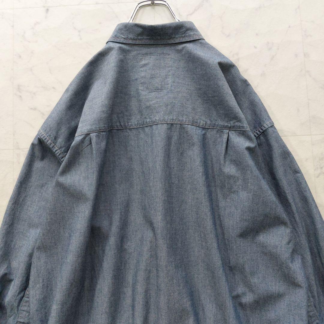 フレームワーク オーバーサイズ シャンブレーシャツ F ダンガリーシャツ