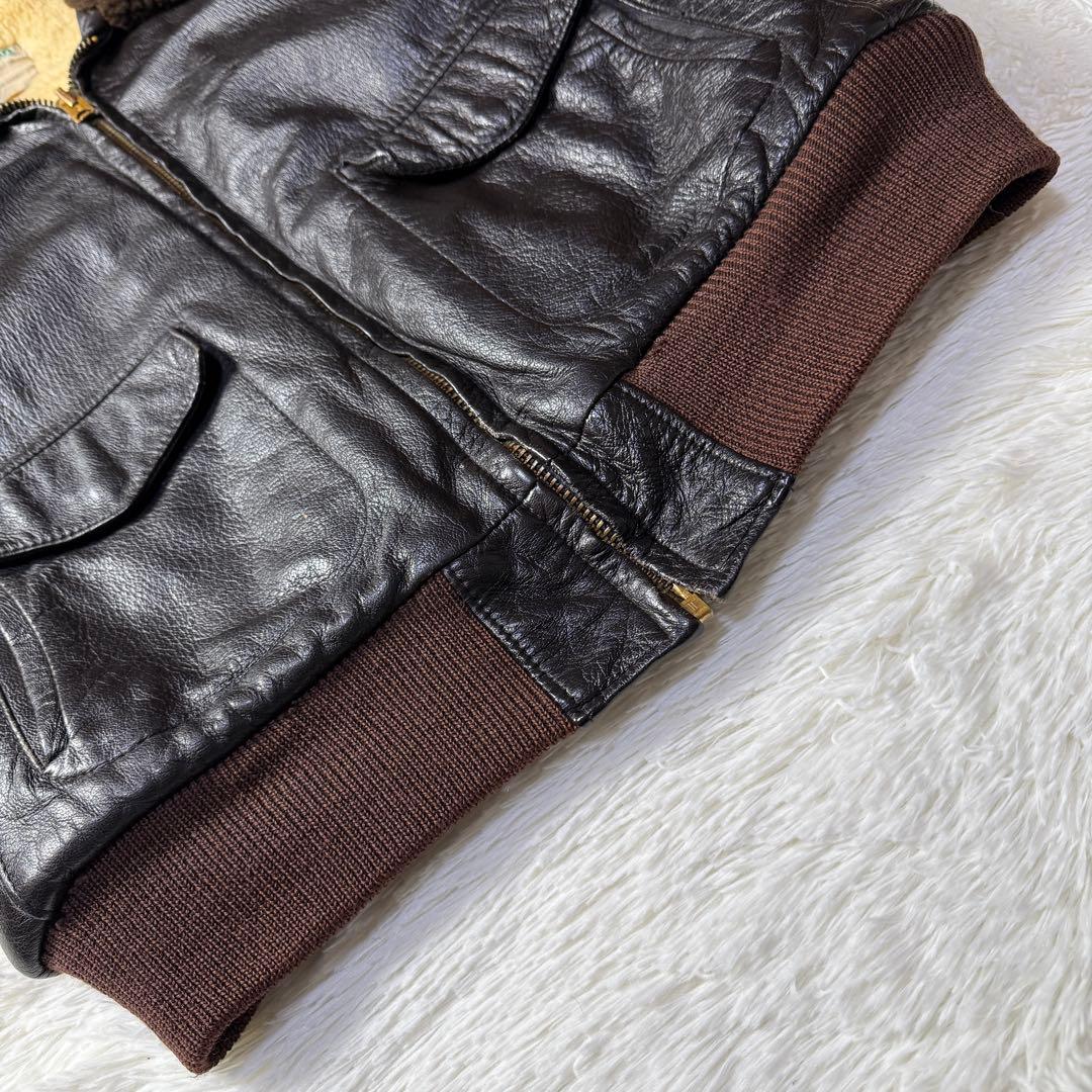 【名作】80s L.L.Bean G-1 フライトジャケット ゴートスキン 42