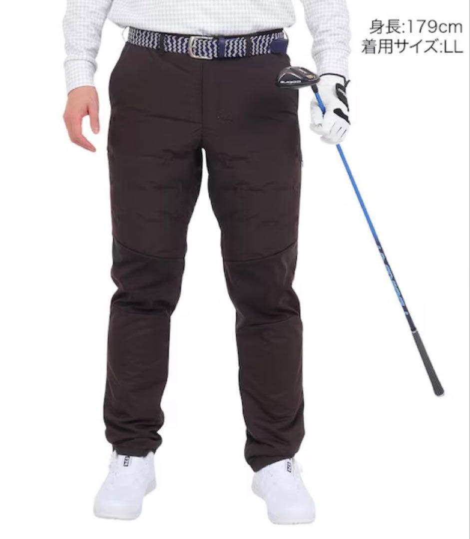 トミーアーマー　ゴルフウェア 防風 発熱 ムーブダウン3 パンツ　LL