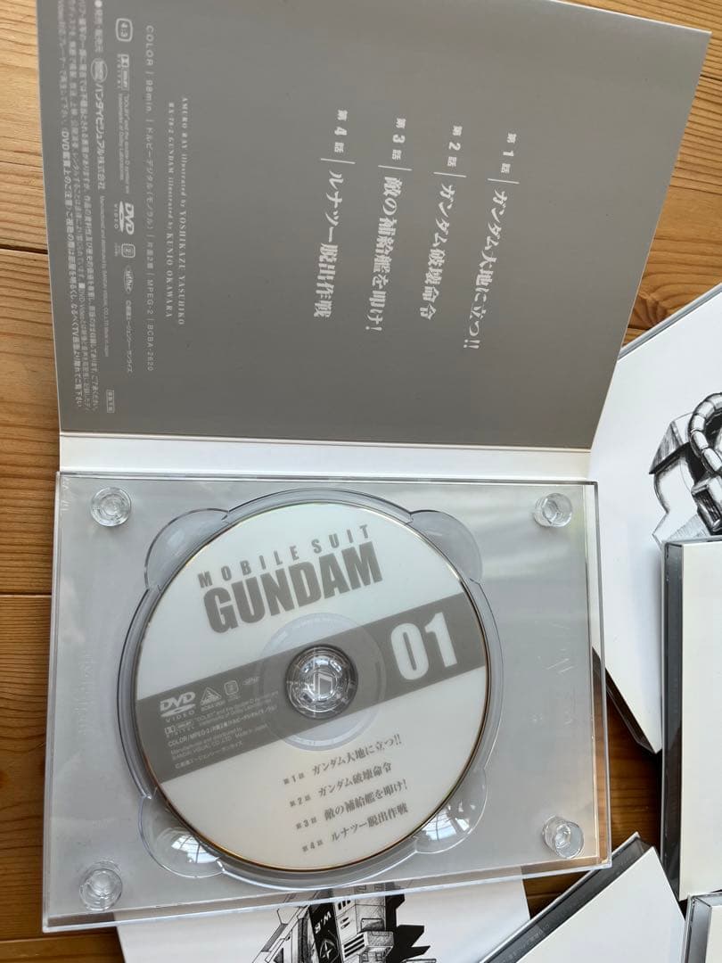 ガンダムＤＶＤ１１枚⭐️フィギュア付⭐️詳しい解説付⭐️機動戦士