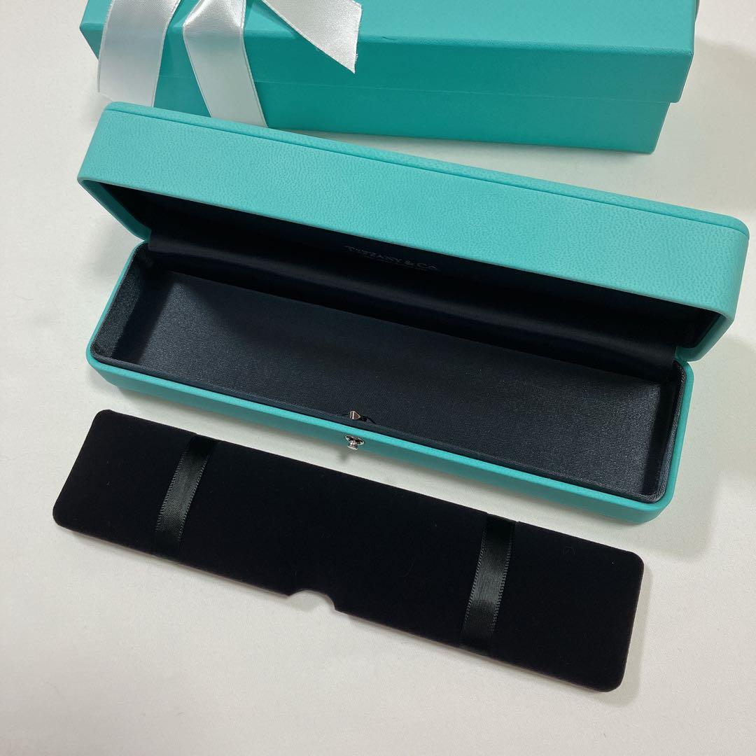 美品　ティファニー　ブレスレット　ケース　空箱　ブルーボックス　リボン付き