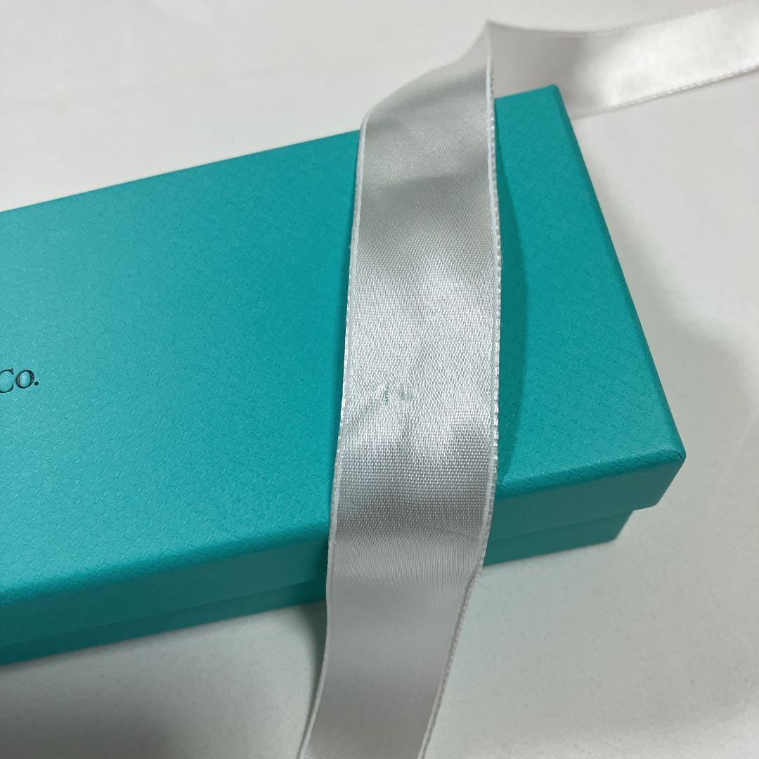 美品　ティファニー　ブレスレット　ケース　空箱　ブルーボックス　リボン付き