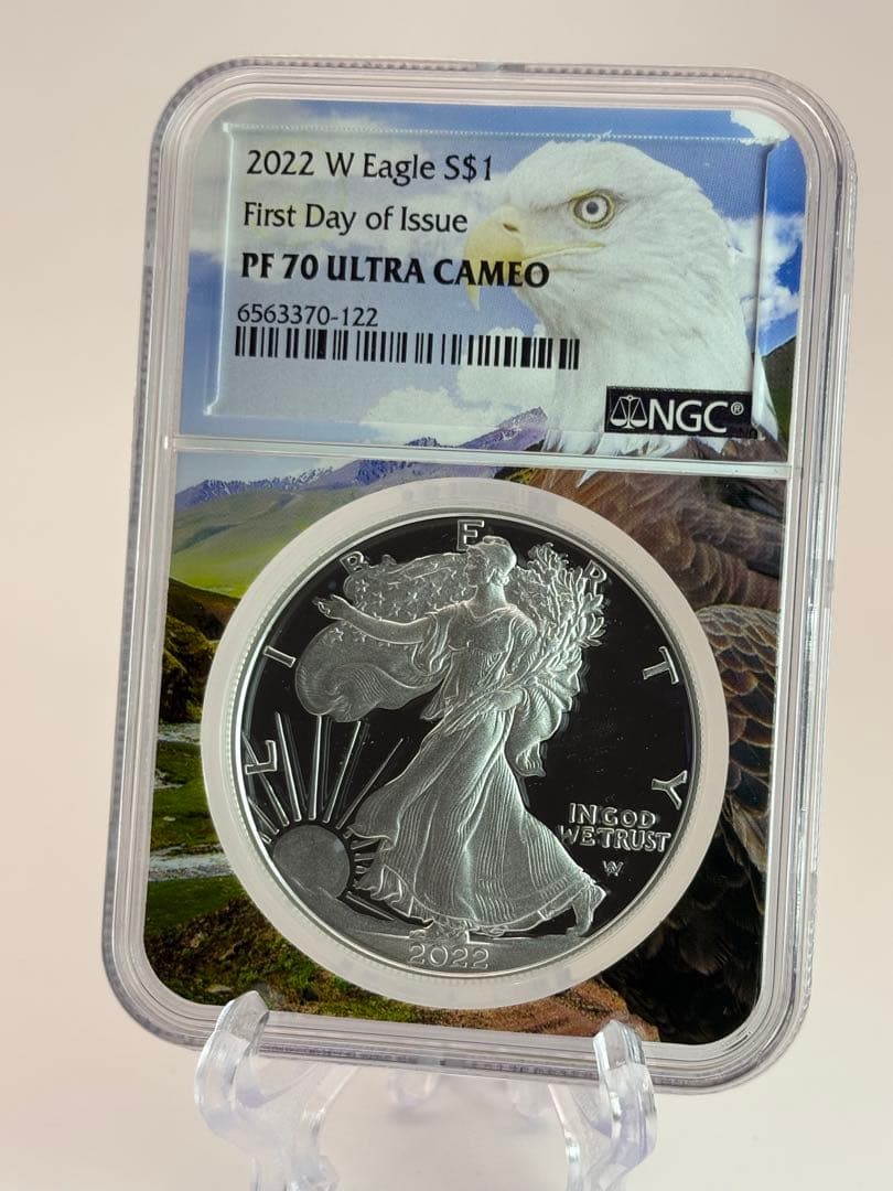 2022 アメリカ シルバーイーグル 1ドル 銀貨 NGC PF70 UC