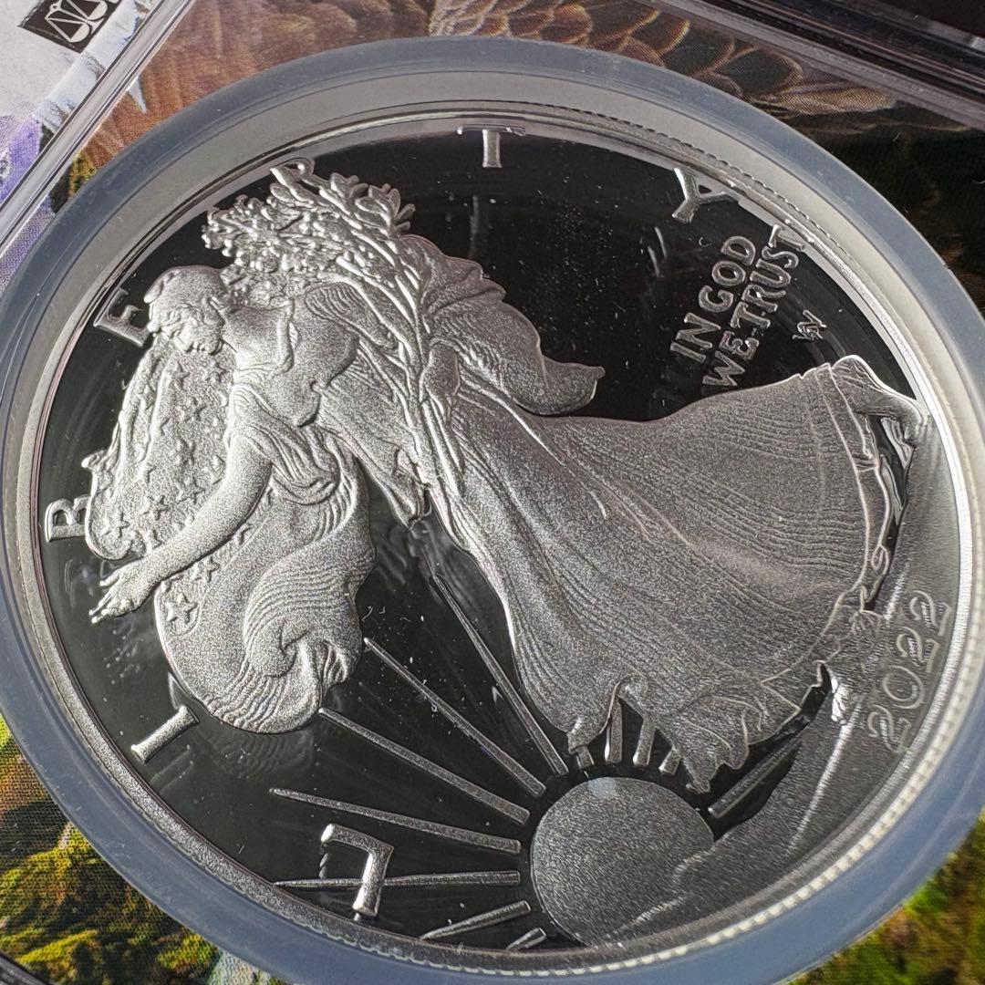 2022 アメリカ シルバーイーグル 1ドル 銀貨 NGC PF70 UC
