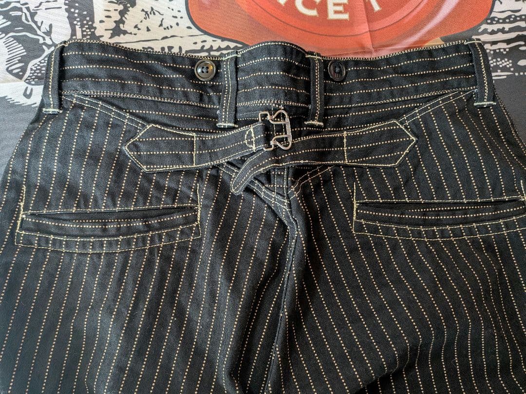 フリーホイーラーズ ブラック ウォバッシュ パンツW30 極上美品