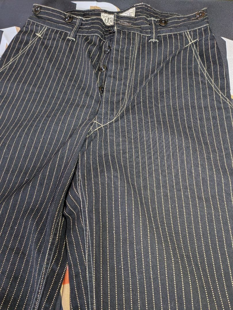フリーホイーラーズ ブラック ウォバッシュ パンツW30 極上美品