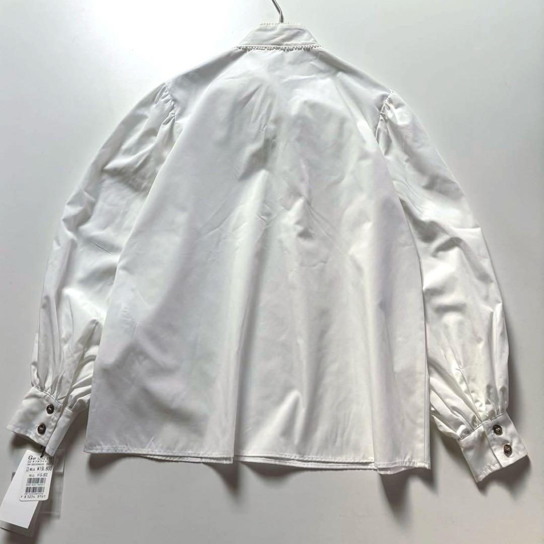【新品】Vin ヴァン　ヤマダヤ　ビッグリボンタイブラウス　オフホワイト