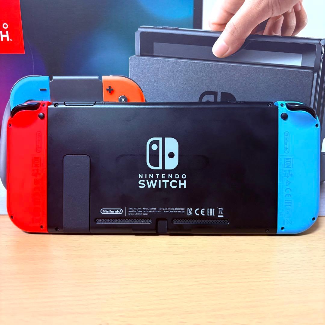 【美品・箱付き】Nintendo Switch本体 ネオンブルー/ネオンレッド