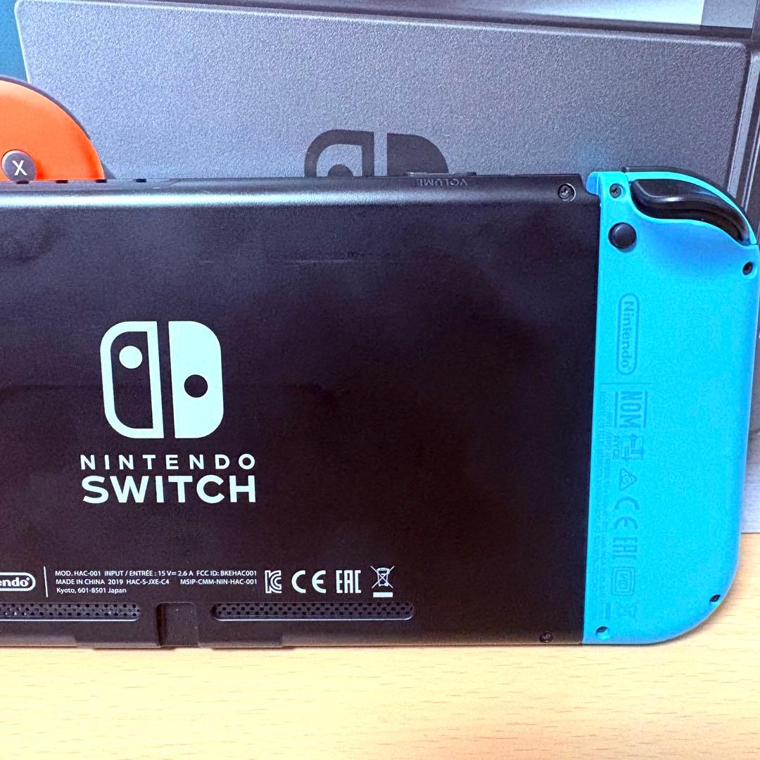 【美品・箱付き】Nintendo Switch本体 ネオンブルー/ネオンレッド