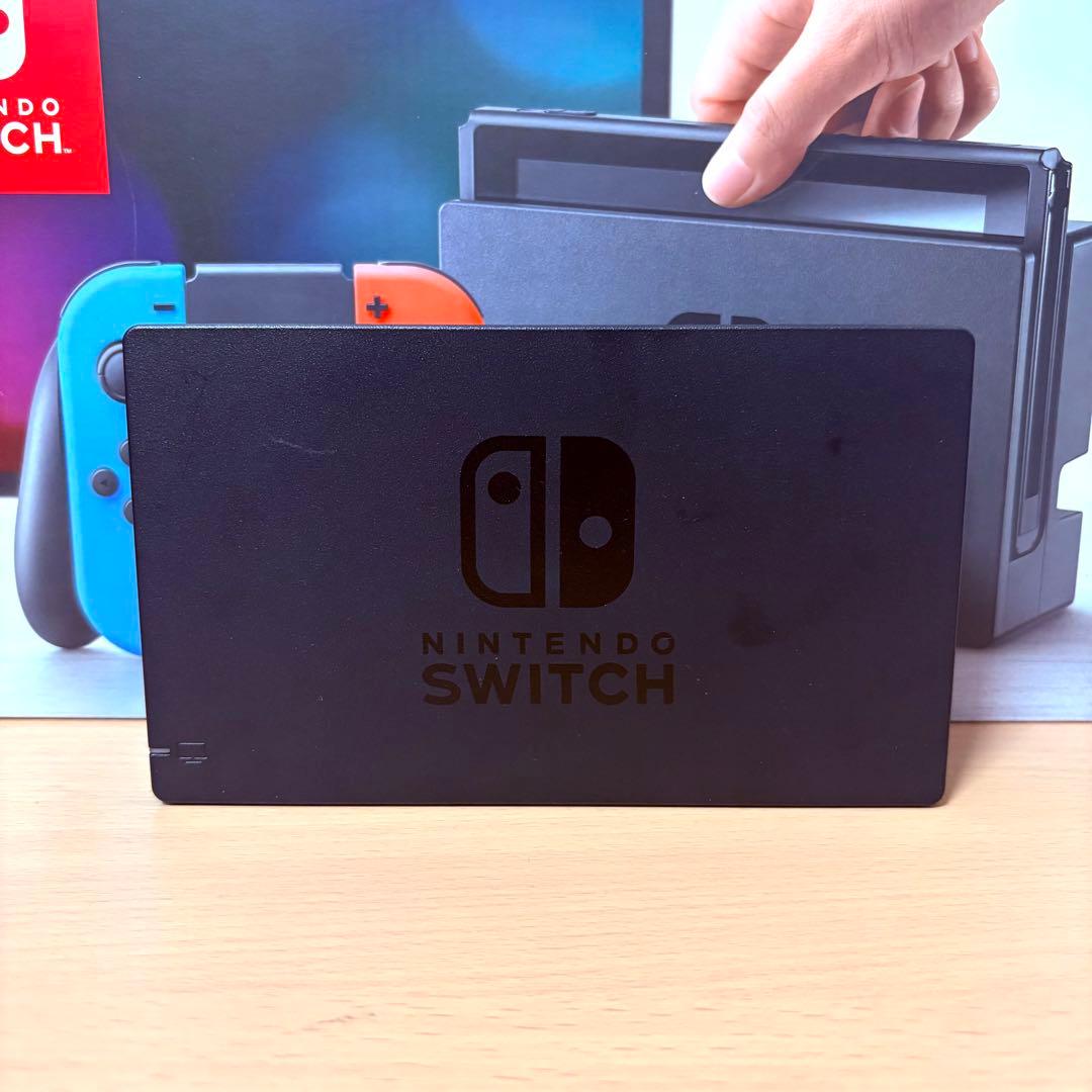 【美品・箱付き】Nintendo Switch本体 ネオンブルー/ネオンレッド